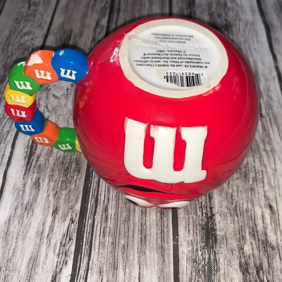 Red M&M Candy Handle Coffee Mug 14oz - Picture 5 of 11